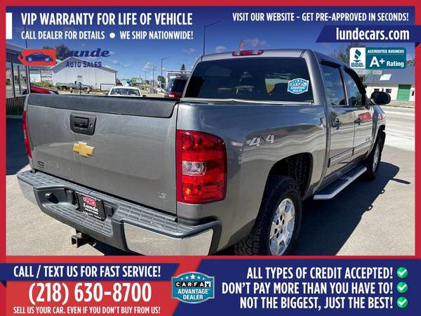 265/mo - 2012 Chevrolet Silverado 1500 Crew Cab LT Pickup 4D 4 D for sale in Wadena, ND – photo 7