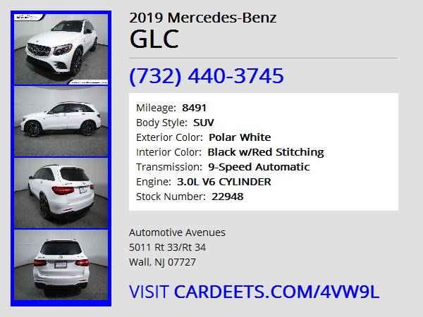 2019 Mercedes-Benz GLC, Polar White - cars & trucks - by dealer -... for sale in Wall, NJ – photo 22