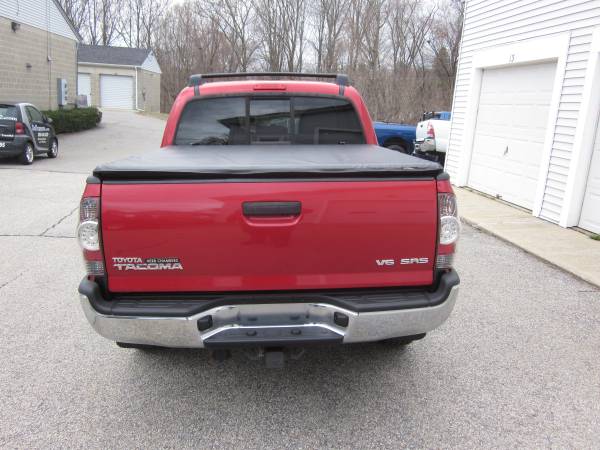2013 Toyota Tacoma Double Cab SR5 4x4 V6 Auto 32K Red ONE OWNER for sale in East Derry, RI – photo 8