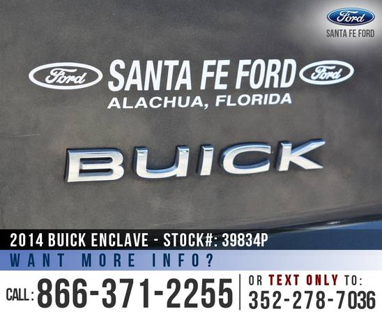 *** 2014 Buick Enclave *** Cruise - Leather Seats - Remote Start for sale in Alachua, GA – photo 9