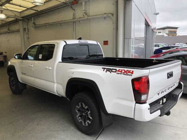 NEW 2019 TOYOTA TACOMA TRD OFF-ROAD LONGBED (PREMIUM PKG) 4X4 WHITE for sale in Burlingame, CA – photo 3