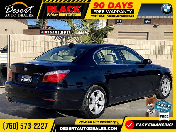 2008 BMW 528xi AWD 1 OWNER 88,000 MILES Sedan is clean inside and... for sale in Palm Desert , CA – photo 3