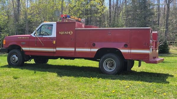 1989 Ford F350 Dually Squad Truck for sale in NEW VINEYARD, ME – photo 3