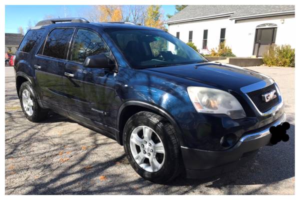 2008 GMC Acadia AWD SUV 8 Passenger - Runs Excellent - Very Clean! for sale in Swanton, VT – photo 3