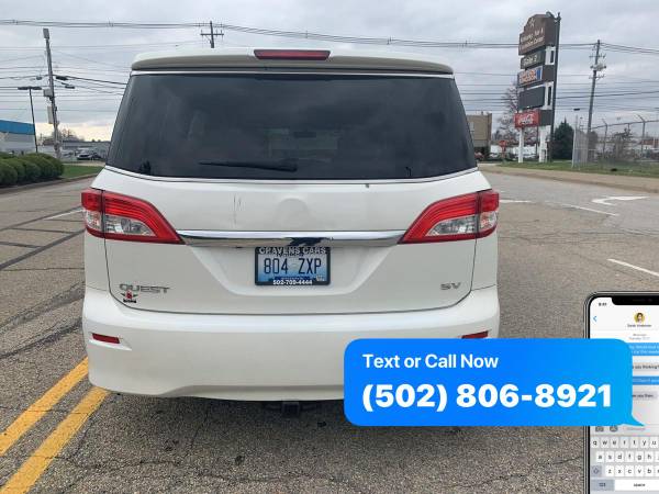 2013 Nissan Quest 3.5 SV 4dr Mini Van EaSy ApPrOvAl Credit... for sale in Louisville, KY – photo 4