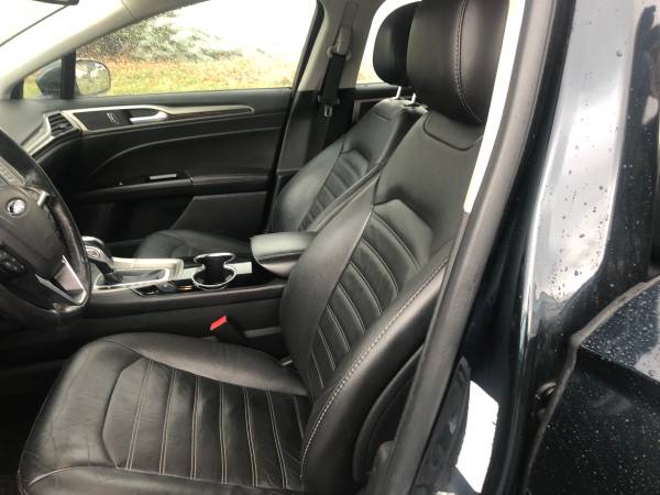 2014 Ford Fusion SE clean title 80k miles leather heated seats -... for sale in Cicero, NY – photo 6