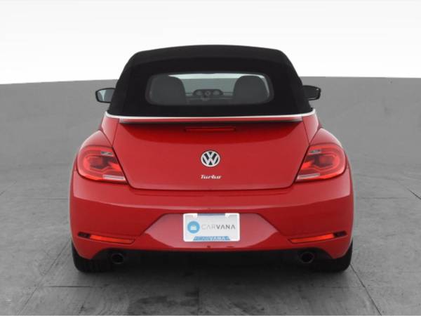 2013 VW Volkswagen Beetle Turbo Convertible 2D Convertible Red - -... for sale in Columbus, GA – photo 9