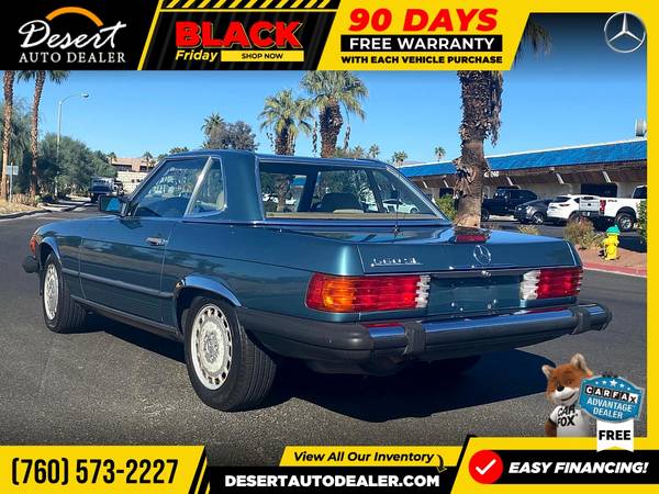 1989 Mercedes-Benz 560 Series 89,000 miles 560SL Convertible at... for sale in Palm Desert , CA – photo 3