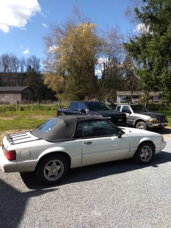 93 mustang convertable for sale in PUYALLUP, WA – photo 2