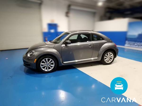 2014 VW Volkswagen Beetle TDI Hatchback 2D hatchback Gray - FINANCE... for sale in Chesapeake , VA – photo 4