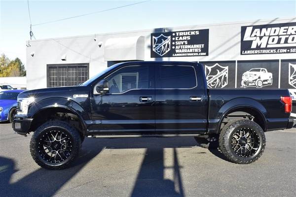 2018 FORD F150 LIMITED SUPERCREW LIFTED ECO BOOST - cars & trucks -... for sale in Gresham, OR – photo 2