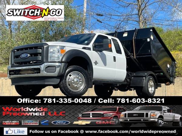 2015 Ford F-550 XL Roll Off Dump Truck Switch N Go 130K SKU: 13932 for sale in Weymouth, NJ
