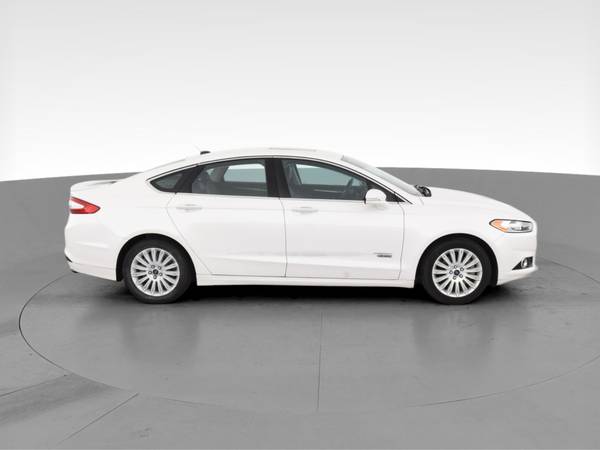 2013 Ford Fusion Energi Plug-In Hybrid Titanium Sedan 4D sedan White... for sale in Atlanta, CA – photo 13