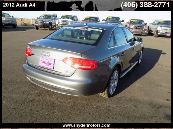 2012 Audi A4 Premium Plus, ONLY 50K MILES!, AWD, TURBO! for sale in Belgrade, MT – photo 5