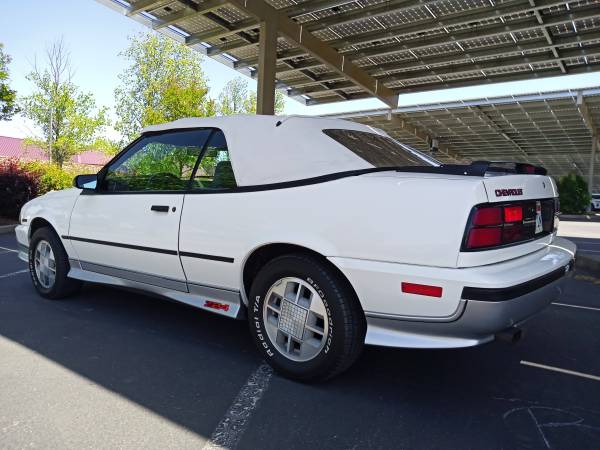 Rare 1989 Chevy Z24 Convertible 69k Miles Like New Inside & for sale in Lincoln, CA – photo 8