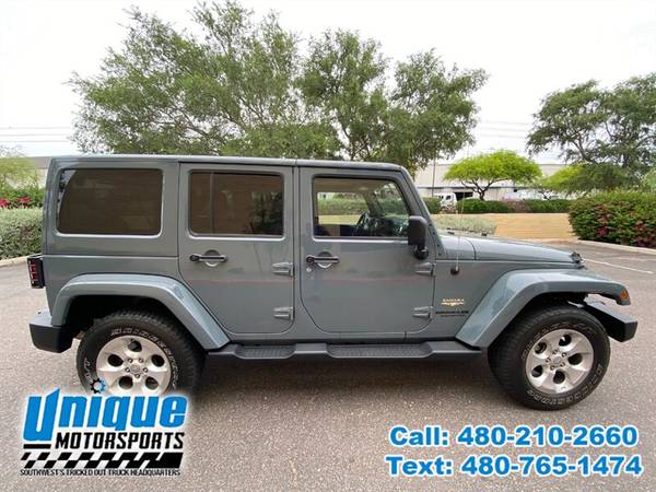2014 JEEP WRANGLER UNLIMITED SAHARA 4WD HARDTOP UNIQUE TRUCKS - cars for sale in Tempe, NM – photo 7