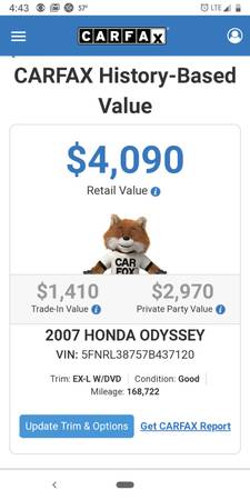 2007 Honda Oddysey 164K mileage for sale in Burlington, MA – photo 8