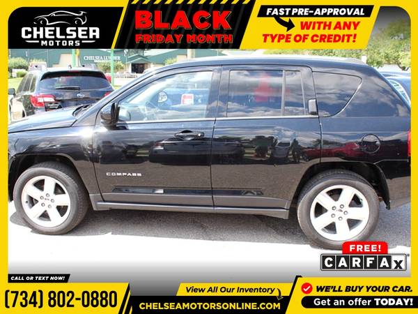 $181/mo - 2014 Jeep Compass Latitude - Easy Financing! - cars &... for sale in Chelsea, MI – photo 3