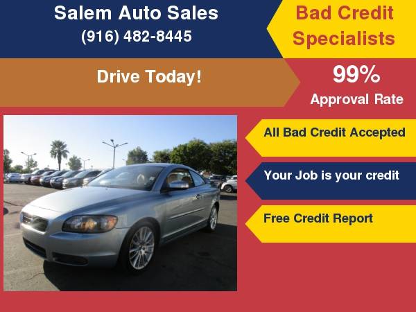 2008 Volvo C70 CONVERTIBLE - AC WORKS - LEATHER AND HEATED SEATS - 5... for sale in Sacramento , CA – photo 21
