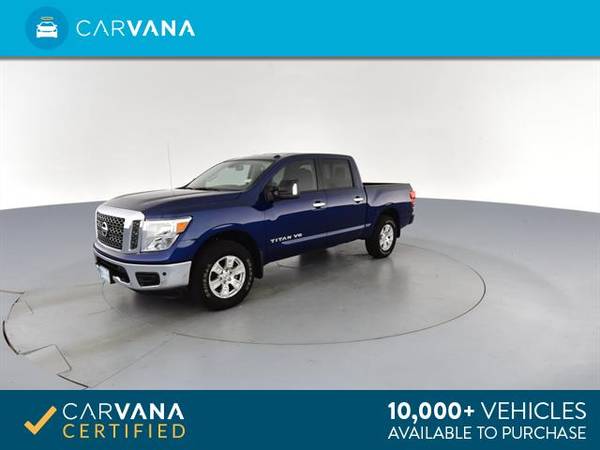 2018 Nissan Titan Crew Cab SV Pickup 4D 5 1/2 ft pickup Blue - FINANCE for sale in Columbia, SC – photo 6