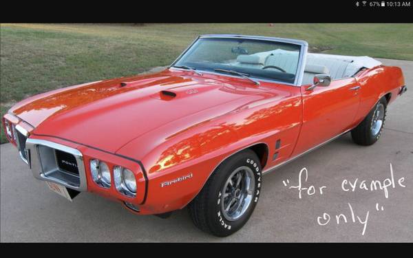 69 Pontiac Firebird Cnvt s matching for sale in Corvallis, OR – photo 14