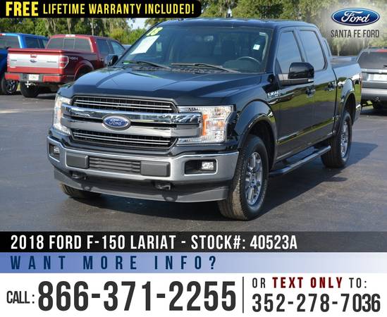 *** 2018 Ford F150 Lariat 4WD *** Leather Seats - SYNC - Cruise -... for sale in Alachua, FL – photo 3