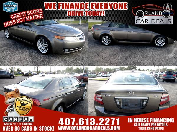 2008 Acura TL NO Credit Check Loans--- Buy Here Pay Here--- In House... for sale in Maitland, FL – photo 3