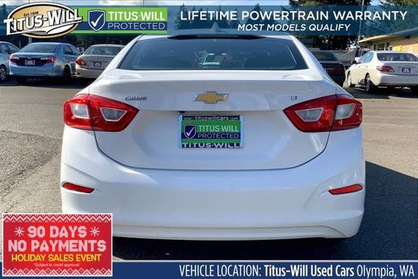 2016 Chevrolet Cruze Chevy LT Sedan - cars & trucks - by dealer -... for sale in Olympia, WA – photo 3