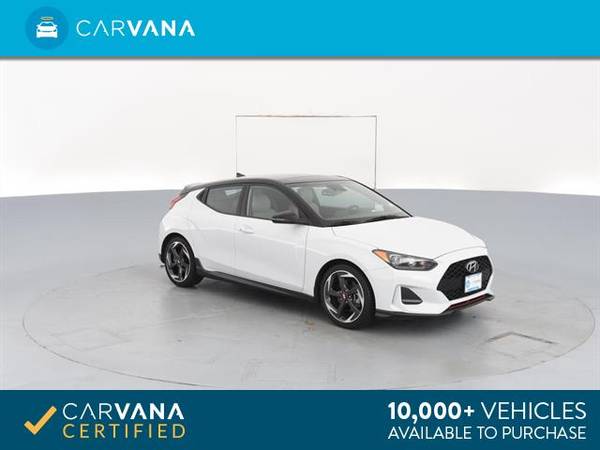 2019 Hyundai Veloster Turbo Ultimate Coupe 3D coupe White - FINANCE for sale in Memphis, TN – photo 9