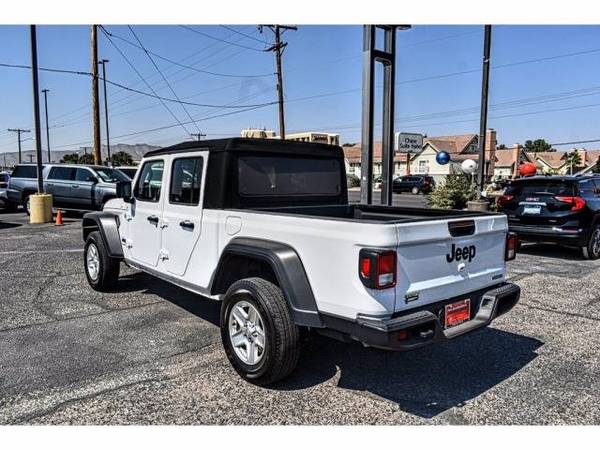 2020 Jeep Gladiator Sport S pickup Bright White Clearcoat - cars &... for sale in El Paso, TX – photo 7