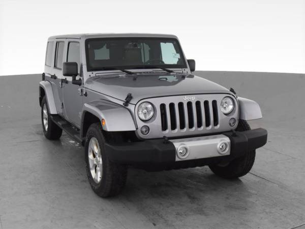 2014 Jeep Wrangler Unlimited Sahara Sport Utility 4D suv Gray - -... for sale in Chaska, MN – photo 16