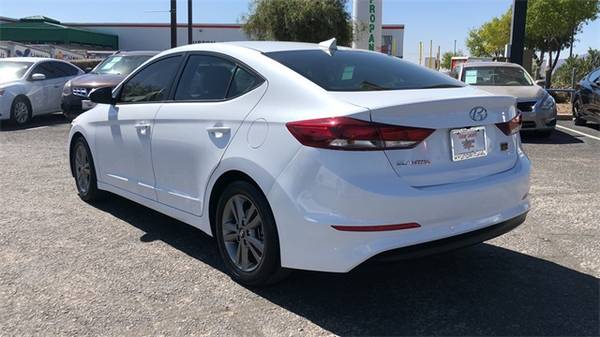 2018 Hyundai Elantra SEL sedan Quartz White Pearl - cars & trucks -... for sale in El Paso, TX – photo 5