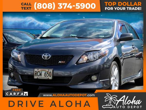 2010 Toyota Corolla XRS Sedan 4D 4 D 4-D for only 138/mo! - cars & for sale in Honolulu, HI – photo 3