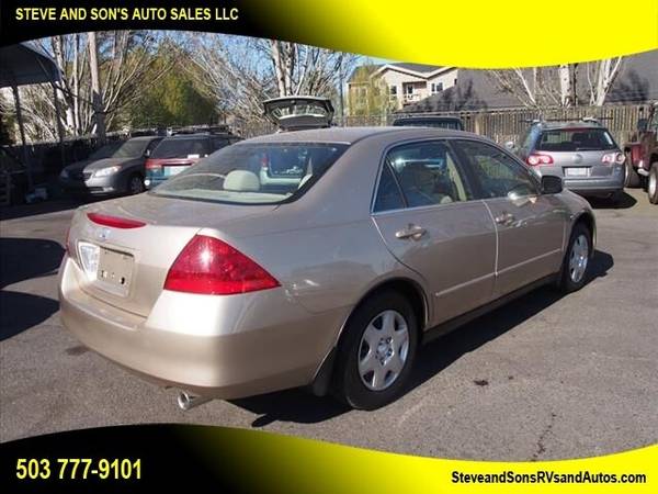 2007 Honda Accord LX 4dr Sedan (2 4L I4 5A) - - by for sale in Happy valley, OR – photo 2