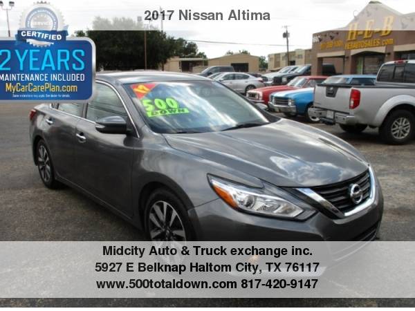 2017 Nissan Altima 2.5 SL Sedan 500totaldown.com .. low monthly... for sale in Haltom City, TX – photo 8