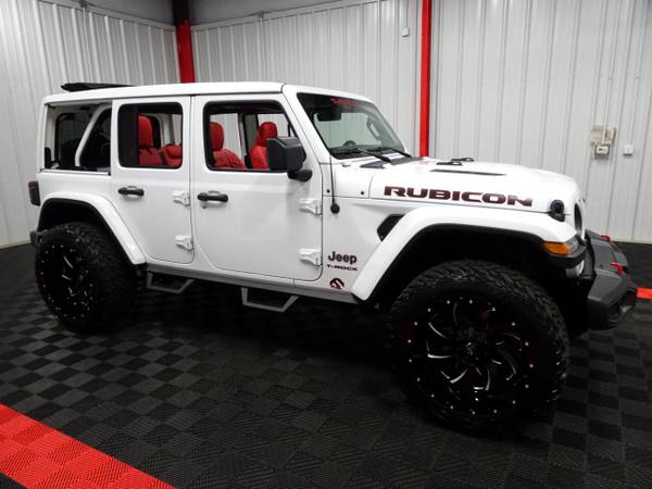 2021 Jeep Wrangler Rubicon T-ROCK sky POWER TOP suv White - cars & for sale in Branson West, MO – photo 6