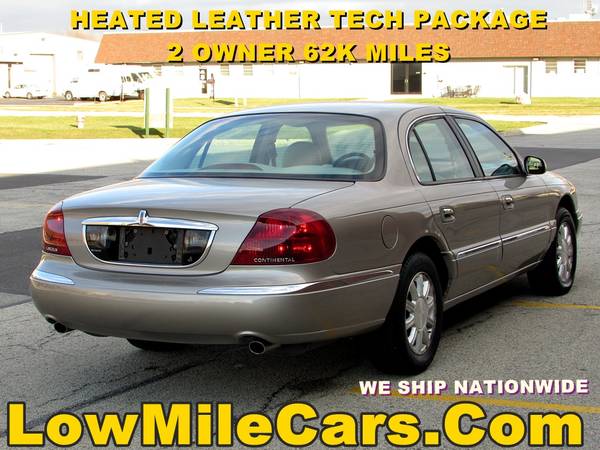 low miles 2001 Lincoln continental sedan 61k - cars & trucks - by... for sale in Willowbrook, IL – photo 5