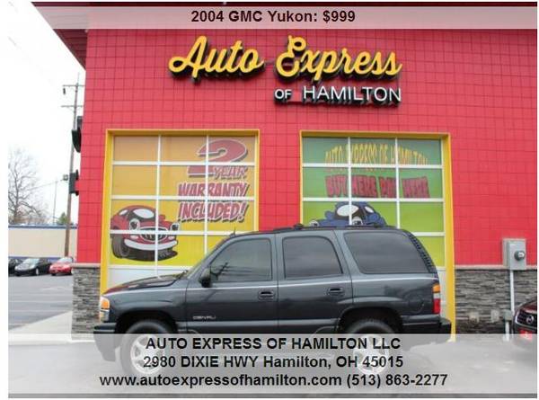 2004 GMC Yukon $999 Down+TAX BUY HERE PAY HERE - cars & trucks - by... for sale in Hamilton, OH