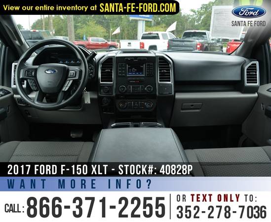 2017 Ford F150 XLT 4WD SYNC - Tonneau Cover - Cruise Control for sale in Alachua, FL – photo 15