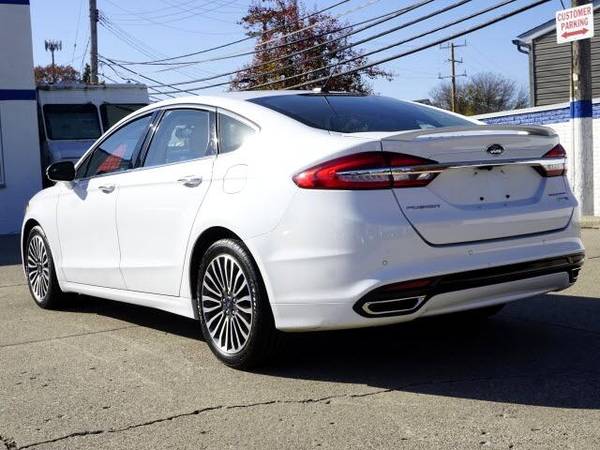 2018 Ford Fusion Titanium AWD sedan White - - by for sale in Roseville, MI – photo 5