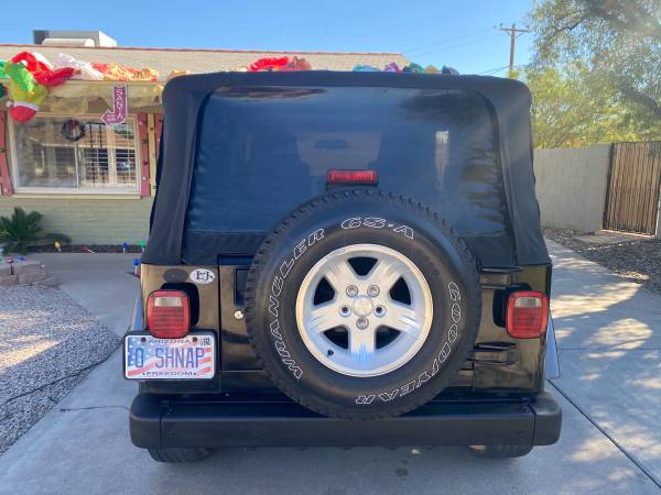 2004 Jeep Wrangler 6-Cylinder 2-Door SUV X 4WD Columbia Edition... for sale in Scottsdale, AZ – photo 2