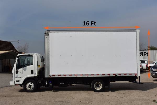 2016 Isuzu NPR 5.2 Diesel Box Truck Moving Truck (24090) - cars &... for sale in Fontana, CA – photo 4