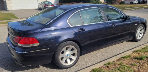 2007 bmw 750li 1 Owner Only 70k midnight blue like new every option! for sale in New Hyde Park, NY – photo 7