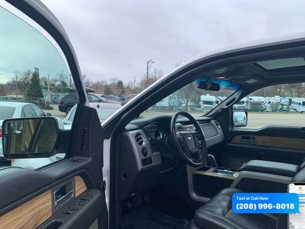 2011 Ford F-150 F150 F 150 Lariat 4x4 4dr SuperCrew Styleside 5 5 for sale in Garden City, ID – photo 10
