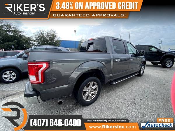 $391/mo - 2017 Ford F-150 XLT Crew Cab - 100 Approved! - cars &... for sale in Kissimmee, FL – photo 3