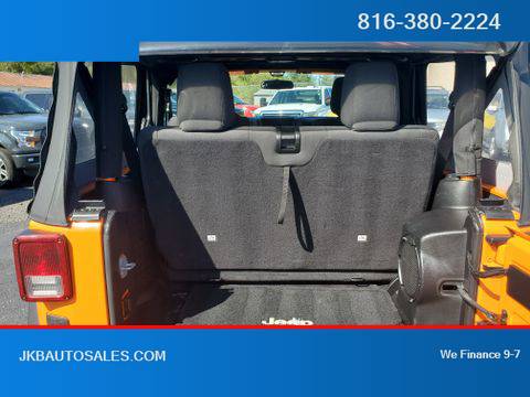 2012 Jeep Wrangler 4WD Sport SUV 2D Trades Welcome Financing Available for sale in Harrisonville, MO – photo 19