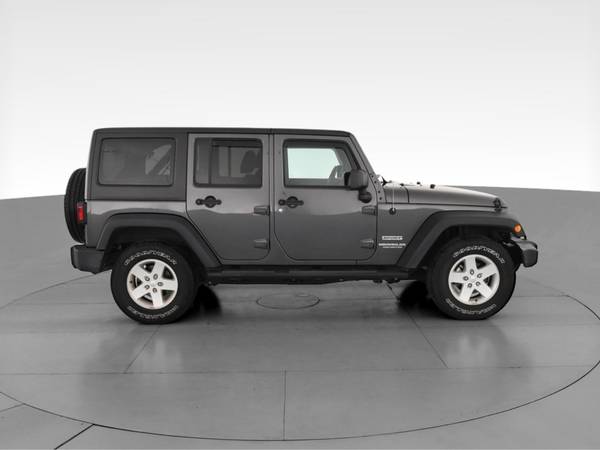 2017 Jeep Wrangler Unlimited Sport S Sport Utility 4D suv Gray - -... for sale in Jackson, TN – photo 13