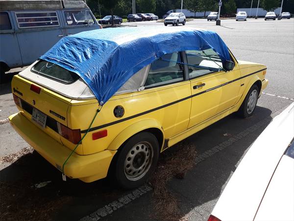 1990 VW Cabriolet Convertible for sale in Charlotte, NC – photo 3