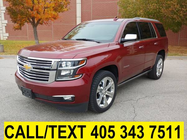 2018 CHEVROLET TAHOE PREMIER 3RD ROW! LEATHER! NAV! DVD! 1 OWNER!... for sale in Norman, TX