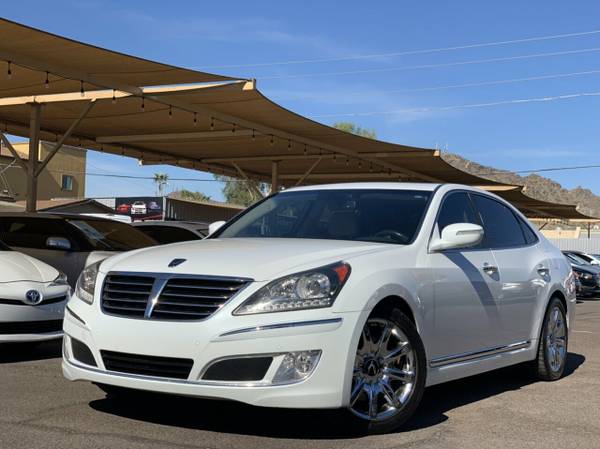 2011 *Hyundai* *Equus* *4dr Sedan Signature* White S - cars & trucks... for sale in Phoenix, AZ – photo 5